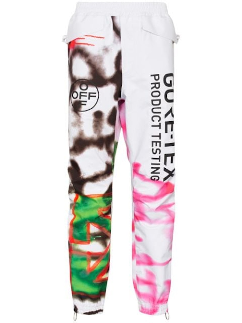 OFF-WHITE Goretex Graffiti Pants White/Multi