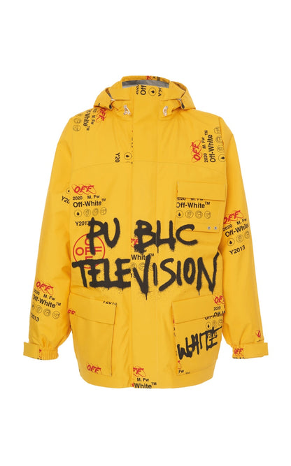 OFF-WHITE Goretex Ski Jacket Yellow/Black/Red