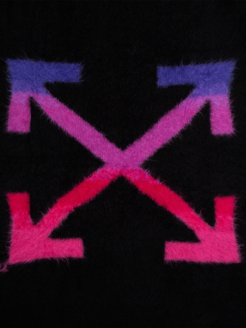 OFF-WHITE Gradient Blanket Black/Fucsia/Fluo