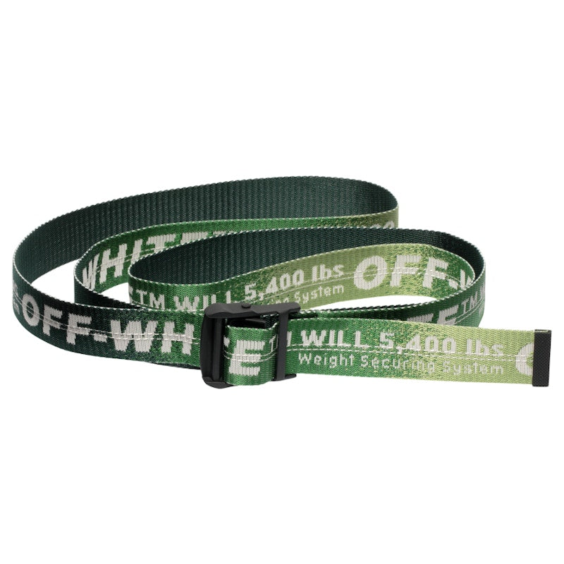 OFF-WHITE Gradient Industrial Belt Forest Green/Light Green