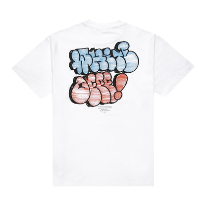 OFF-WHITE Graff S/S Over Tee White/High Rise