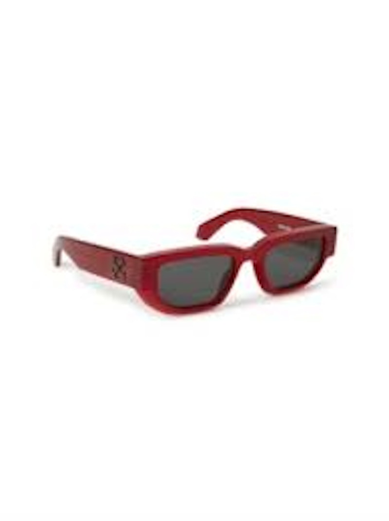 OFF-WHITE Greeley Sunglasses Burgundy/Dark Grey (OERI115S24PLA0012807-FR)