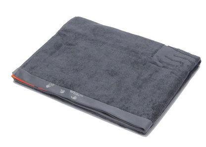 OFF-WHITE Grey Shower Towel With Logo