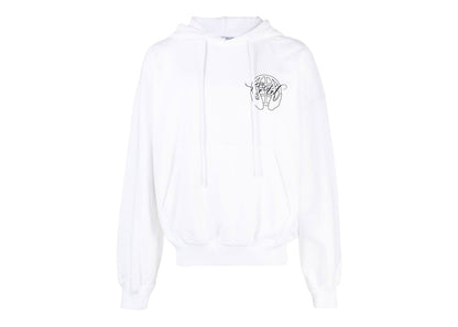 OFF-WHITE Hand Arrow Boxy Hoodie White/Black