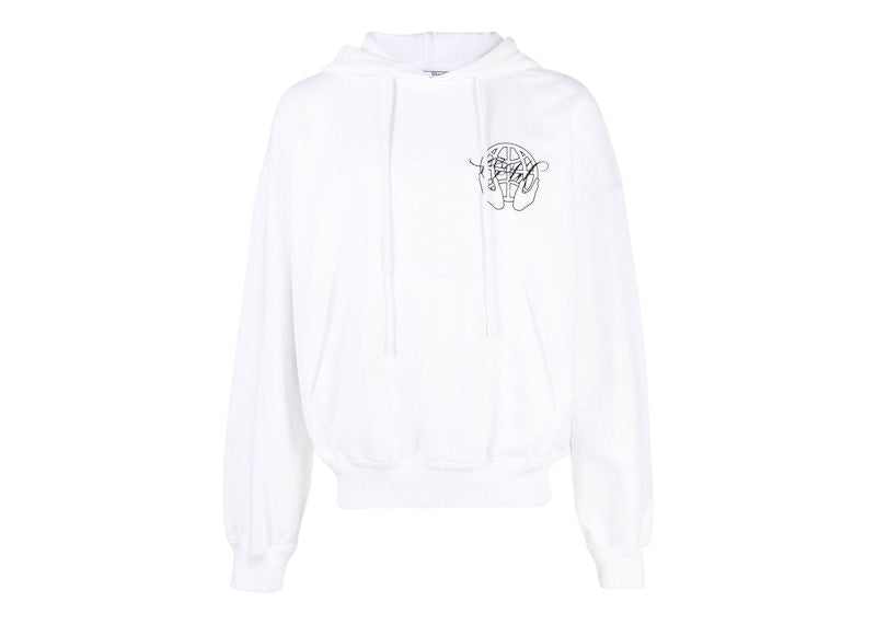 OFF-WHITE Hand Arrow Boxy Hoodie White/Black
