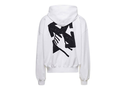 OFF-WHITE Hand Arrow Boxy Hoodie White/Black