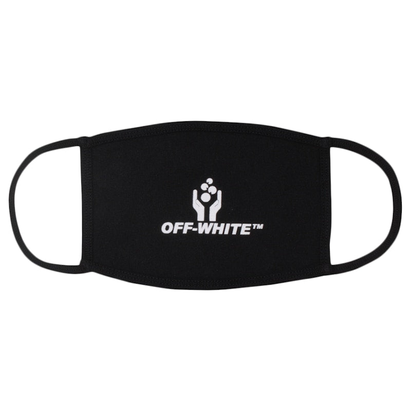 OFF-WHITE Hands Face Mask (SS19) Black/White