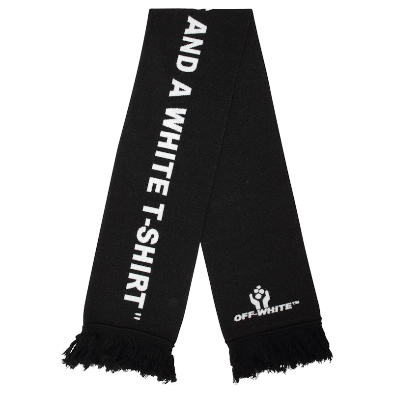 OFF-WHITE Hands Scarf (SS19) Black/White