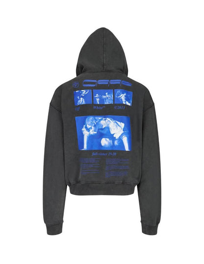 OFF-WHITE Hardcore Caravaggio Hoodie Black/Blue