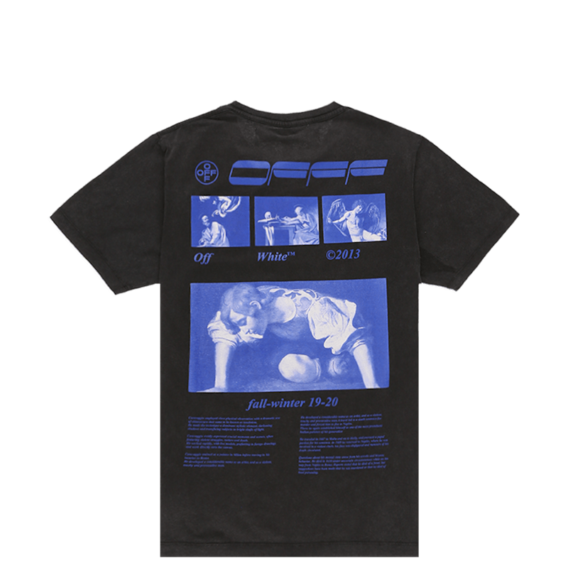 OFF-WHITE Hardcore Caravaggio T-shirt (FW 19) Black/Blue