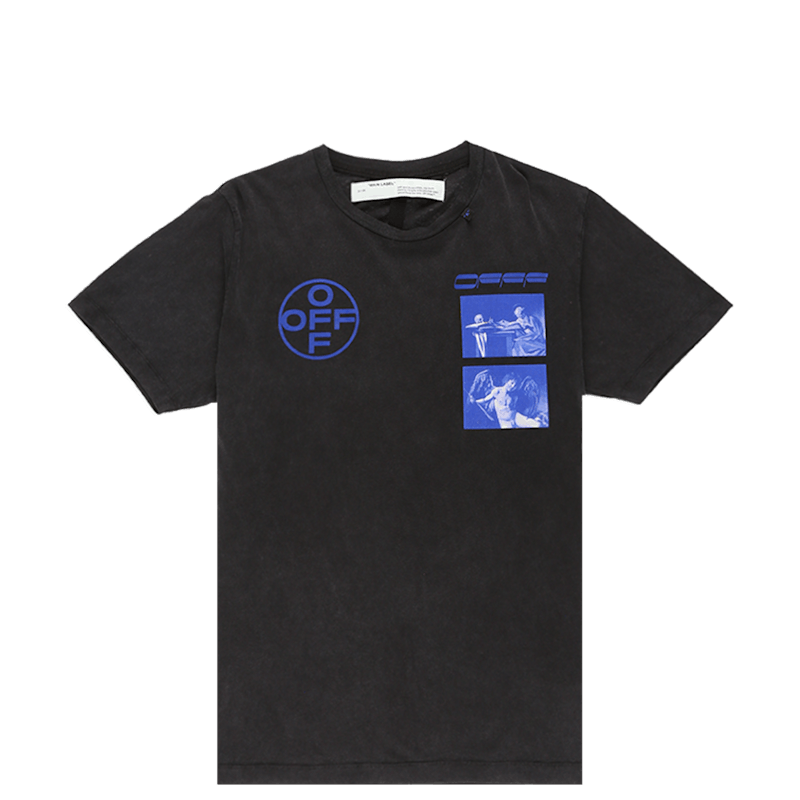 OFF-WHITE Hardcore Caravaggio T-shirt (FW 19) Black/Blue