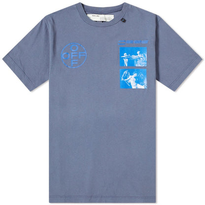 OFF-WHITE Hardcore Caravaggio Tee Indigo/Blue