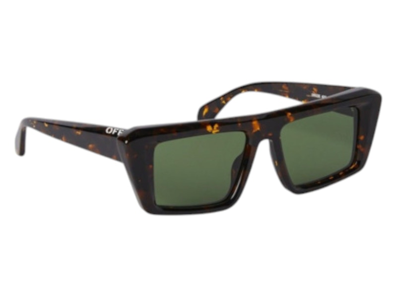 OFF-WHITE Hartford Sunglasses Havana Green (OERI13KF24PLA0016055-FR)