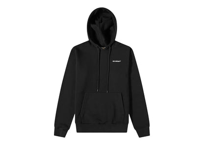 OFF-WHITE Helvetica Slim Hoodie Black