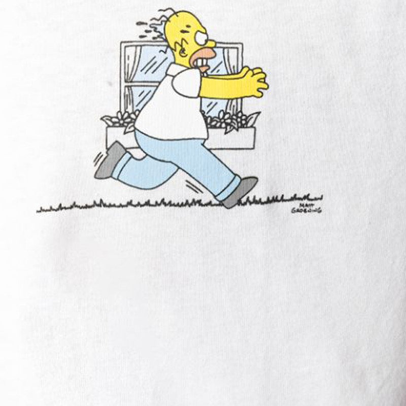 OFF-WHITE Homer and Bart Simpson T-shirt White/Multicolor
