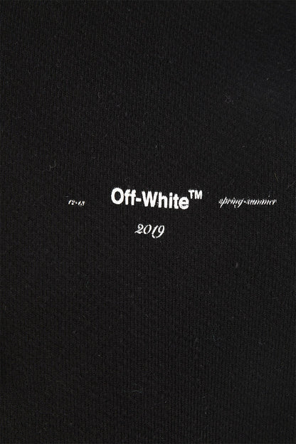 OFF-WHITE Ice man Graphic Print Hoodie Black/Multicolor