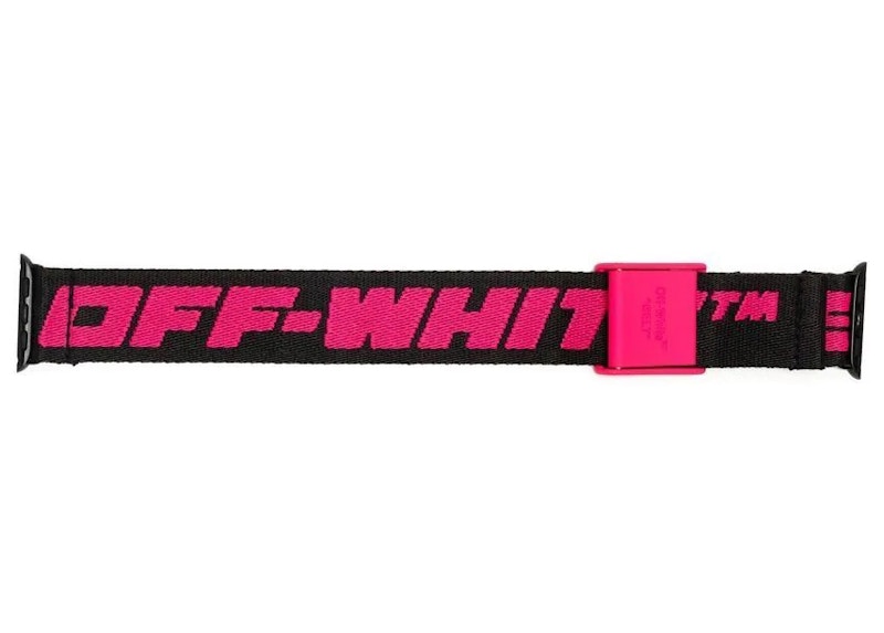OFF-WHITE Industrial Apple Watch Strap 38/40/41mm Black