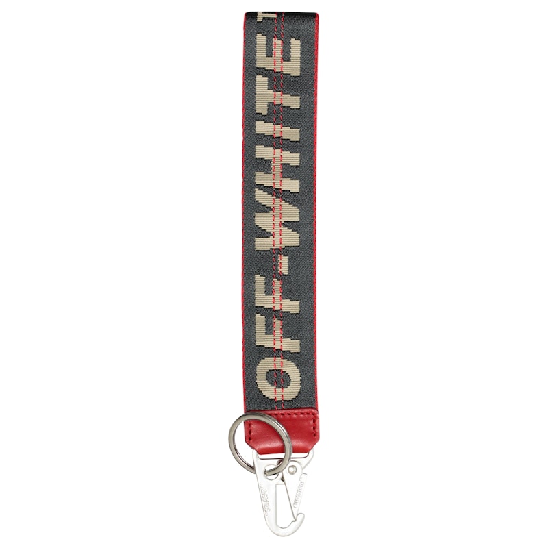 OFF-WHITE Industrial Keychain Anthracite/Red