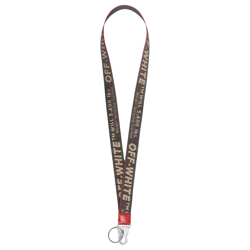 OFF-WHITE Industrial Neck Keychain Anthracite/Anthracite