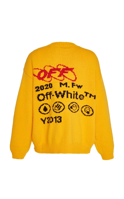 OFF-WHITE Industrial Y013 Sweater Yellow/Black
