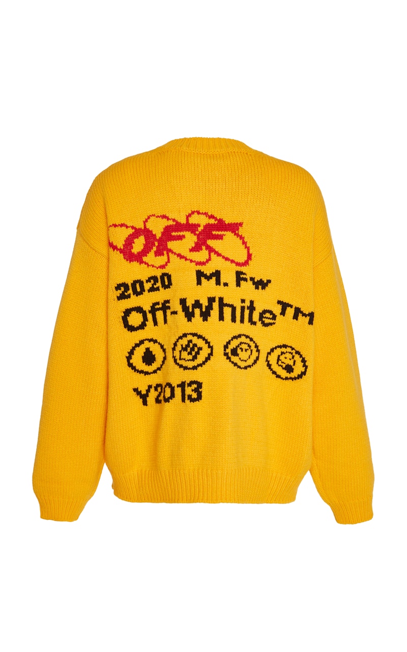 OFF-WHITE Industrial Y013 Sweater Yellow/Black