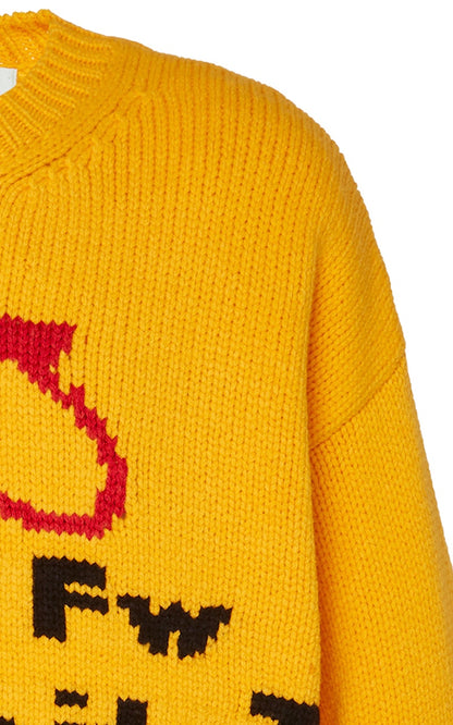 OFF-WHITE Industrial Y013 Sweater Yellow/Black