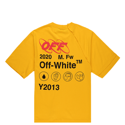 OFF-WHITE Industrial Y013 T-shirt Yellow/Multicolor