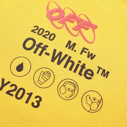OFF-WHITE Industrial Y013 T-shirt Yellow/Multicolor