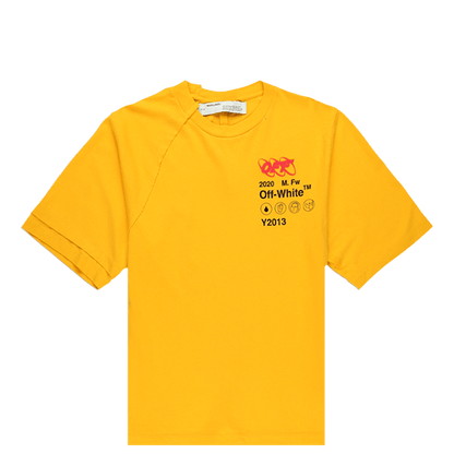 OFF-WHITE Industrial Y013 T-shirt Yellow/Multicolor