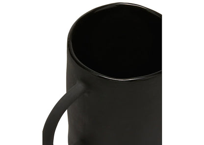 OFF-WHITE Irregular Black Matte Coffee Mug