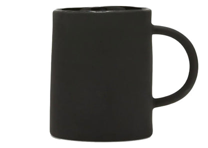 OFF-WHITE Irregular Black Matte Coffee Mug