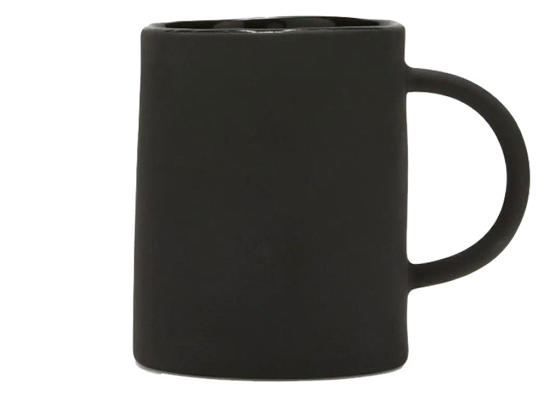 OFF-WHITE Irregular Black Matte Coffee Mug