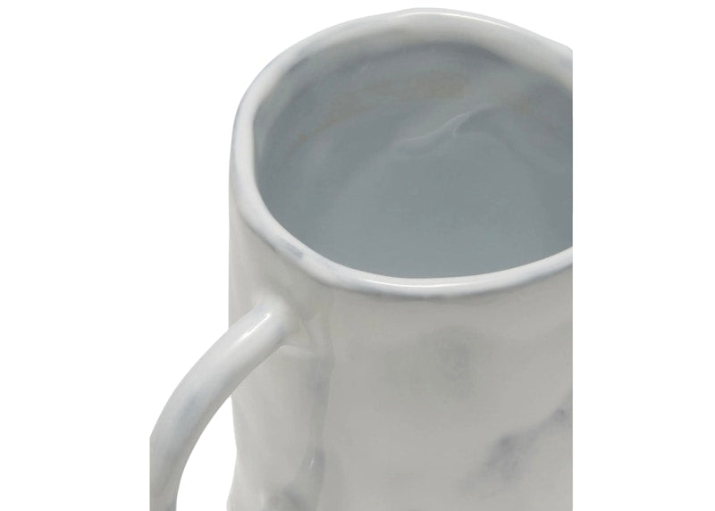 OFF-WHITE Irregular Glossy Taupe Coffee Mug