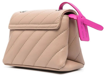 OFF-WHITE Jackhammer 17 Crossbody Bag Sand Beige/Pink