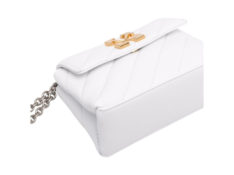 OFF-WHITE Jackhammer 17 Shoulder Bag White