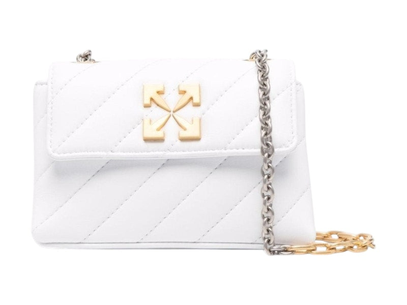 OFF-WHITE Jackhammer 17 Shoulder Bag White