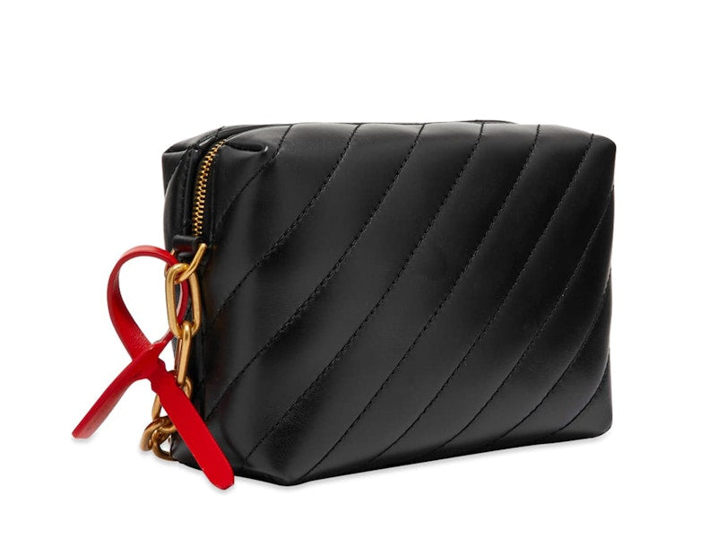 OFF-WHITE Jackhammer Camera Bag Quilted Black