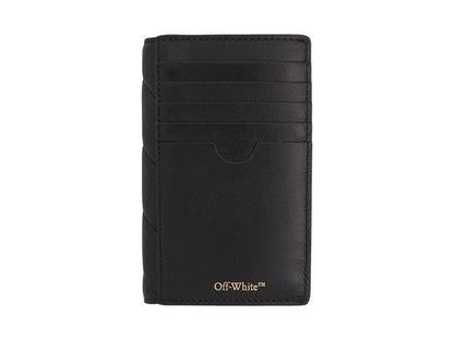 OFF-WHITE Jackhammer Flat Card Case Black