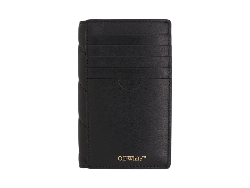 OFF-WHITE Jackhammer Flat Card Case Black