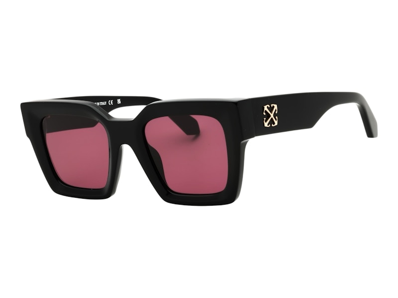 OFF-WHITE Jackson Sunglasses Black Burgundy (OERI13IC99PLA0011028)
