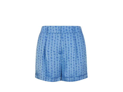 OFF-WHITE Jacquard Logo Shorts Light Blue