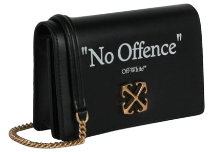 OFF-WHITE Jitney 0.5 Quote Shoulder Bag Black