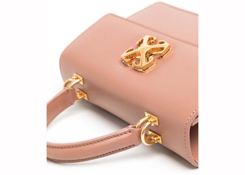 OFF-WHITE Jitney 1.4 Top Handle Nude