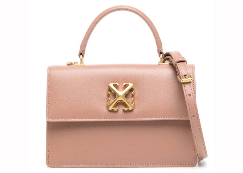 OFF-WHITE Jitney 1.4 Top Handle Nude
