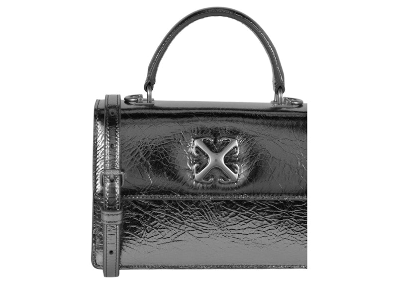 OFF-WHITE Jitney 1.4 Tote Silver