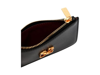 OFF-WHITE Jitney Zipped Card Case Black