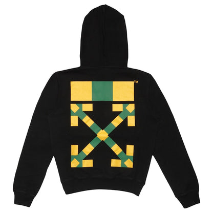 OFF-WHITE Johannesburg Africa Graphic Print Hoodie Black/Multicolor