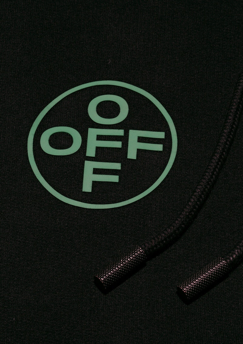 OFF-WHITE Johannesburg Africa Graphic Print Hoodie Black/Multicolor