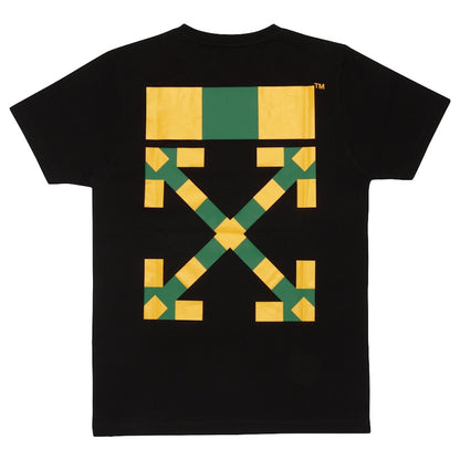 OFF-WHITE Johannesburg Africa Graphic Print T-shirt Black/Multicolor