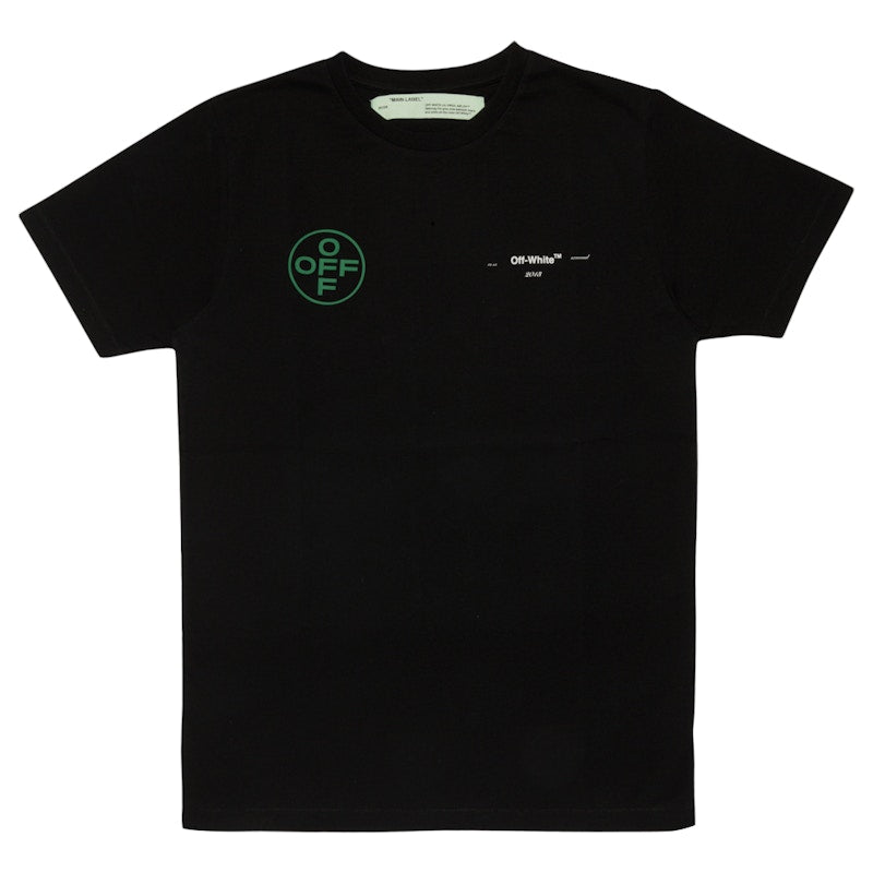 OFF-WHITE Johannesburg Africa Graphic Print T-shirt Black/Multicolor